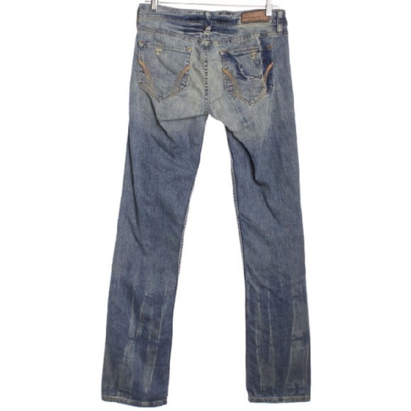 AllSaints Distressed  Tolvan Drainpipe Jeans Denim - Picture 4 of 8